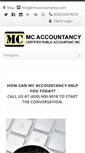 Mobile Screenshot of mcaccountantcpa.com